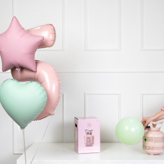 Steklenica s helijem, 50 balonov - helij za napihovanje balonov