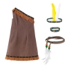 Costum de indiancă pentru fetiță, mărimea S