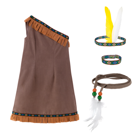 Indián jelmez kislányoknak, XL méret Indián jelmez kislányoknak, XL méret