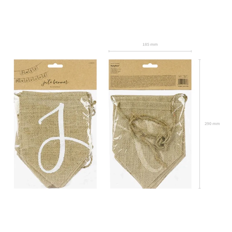 Juta felirat Just married – 185 cm