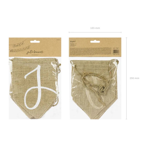 Jutasti napis Just married – 185 cm