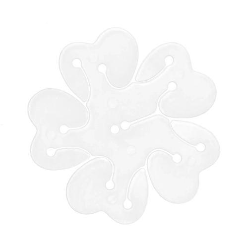 Lufiösszekötő klip virág – 10 darabos készlet