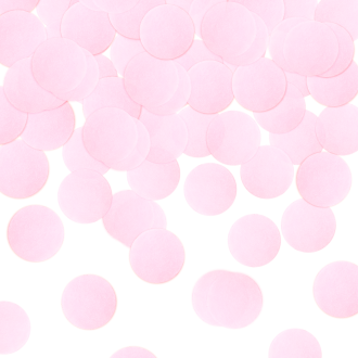 Konfeti Boy or Girl rožnati krogci 40 cm