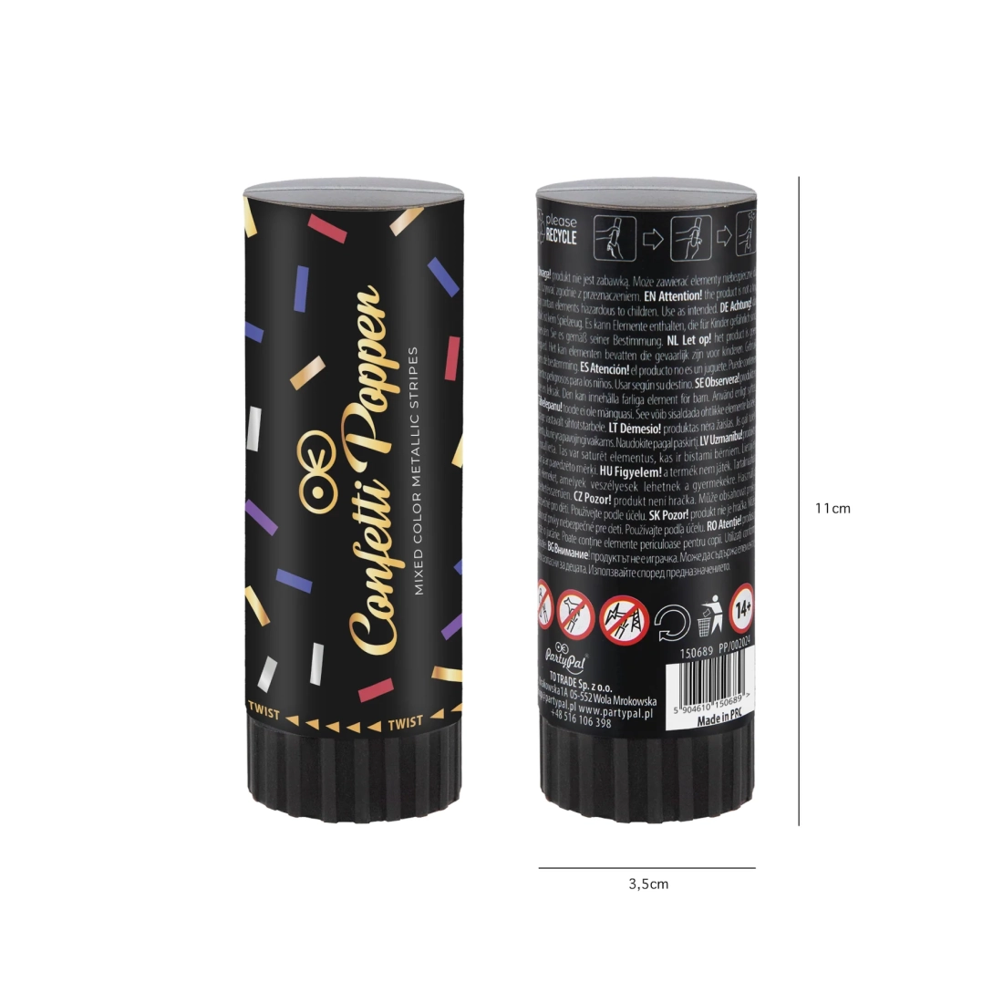 Confetti mini, pătrățele colorate