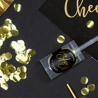 Potisne konfete – zlate