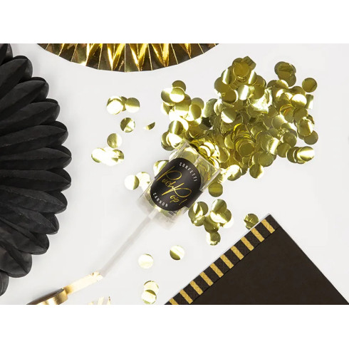 Potisne konfete – zlate