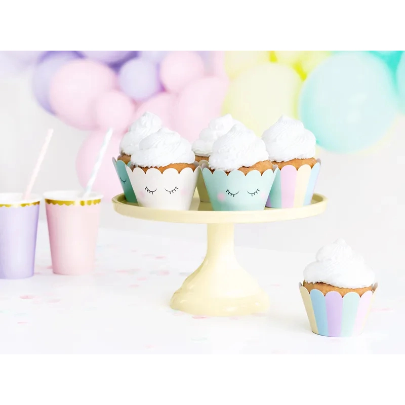 Cupe pentru brioșe/cupcakes Unicorn, 6 buc.