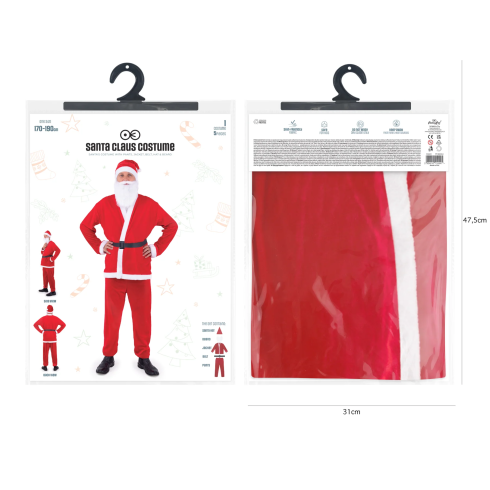 Kostum Miklavž za odrasle 170–190 cm