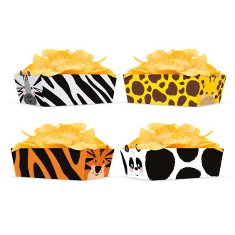 Škatla za čips Safari, 4 kosi