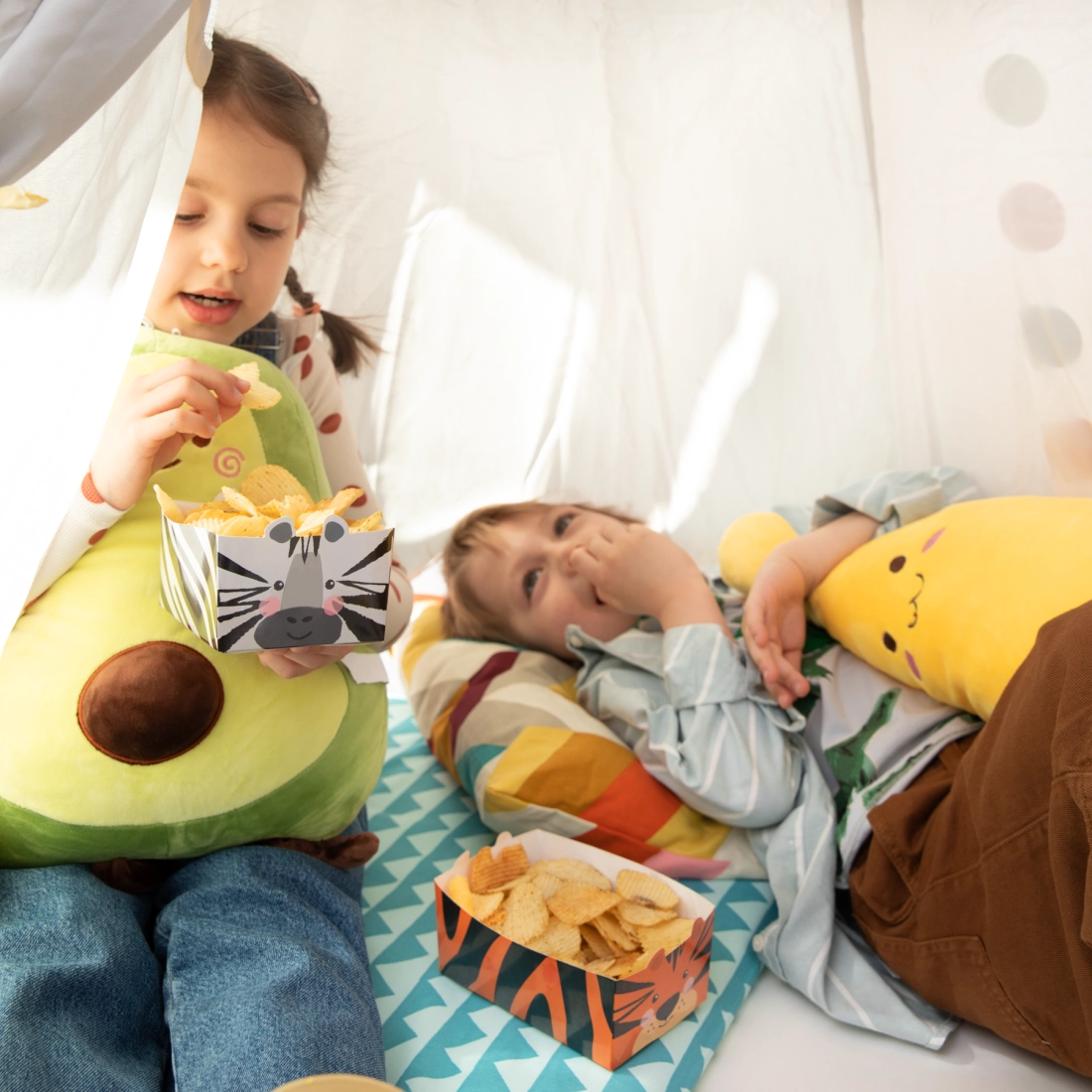 Safari chipszes doboz, 4 db