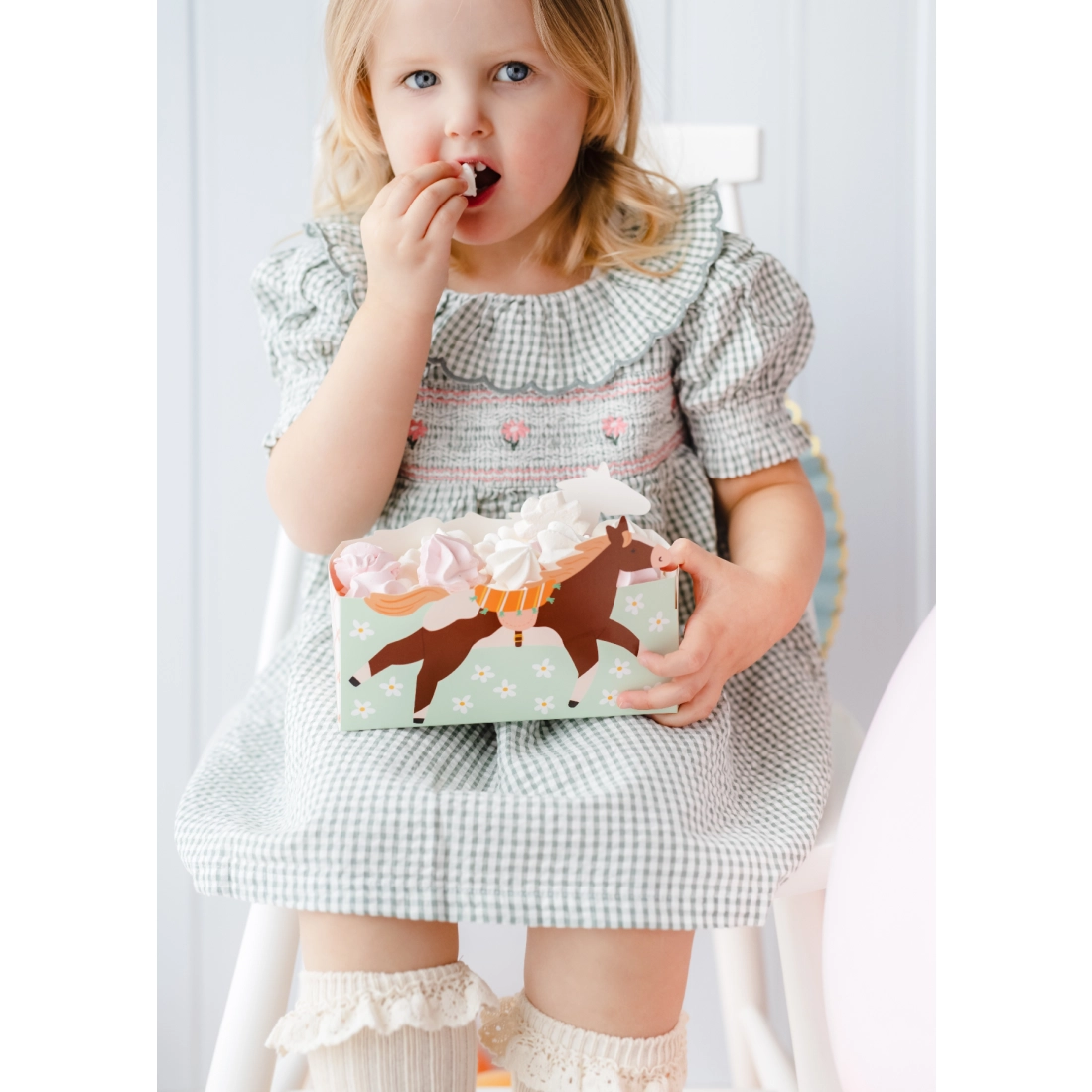 Cutie pentru gustări cu Căluți, 17 x 11 cm, set 3 buc.