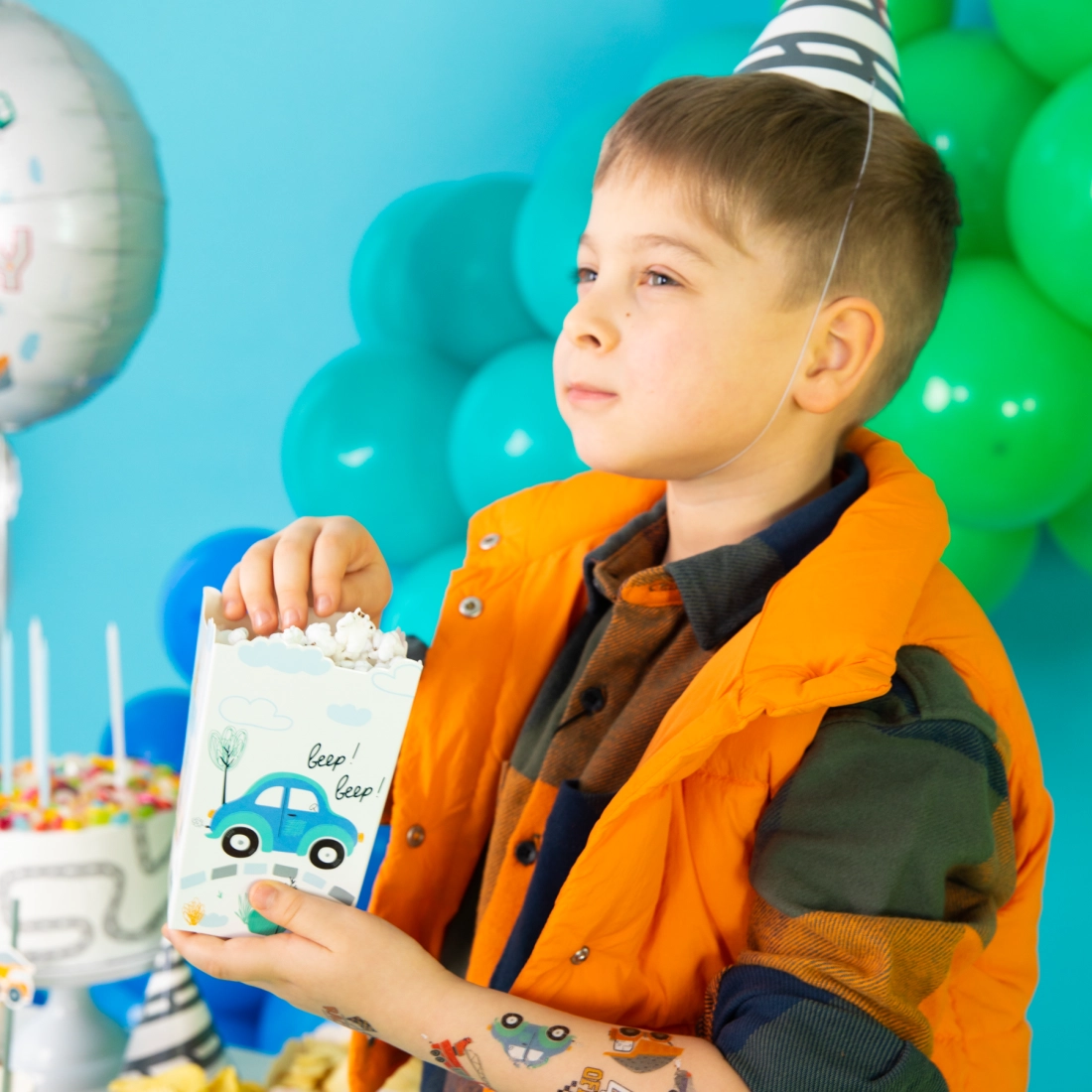 Popcornos doboz Verdák, 6 db