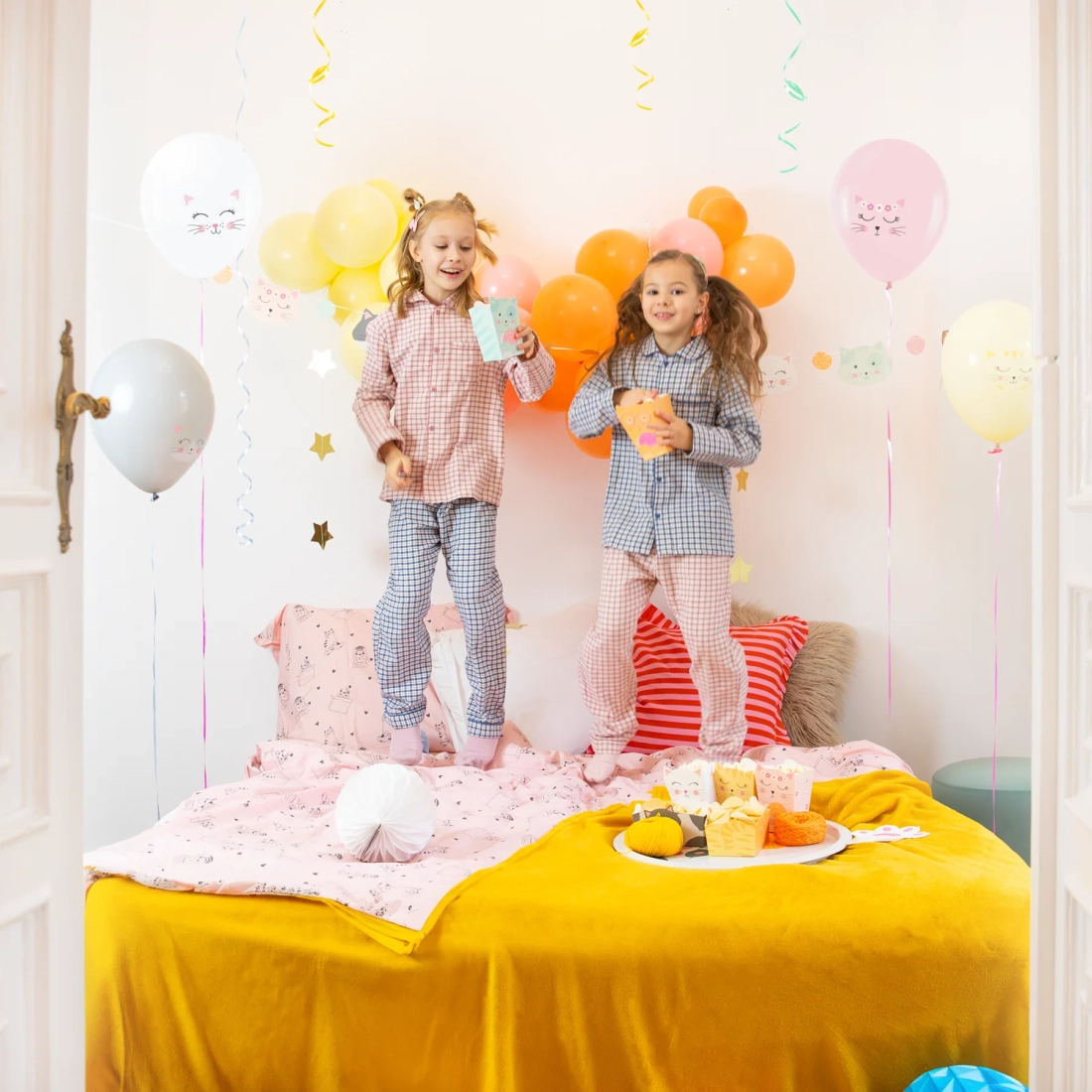 Cicás popcorn doboz, 6 darabos készlet