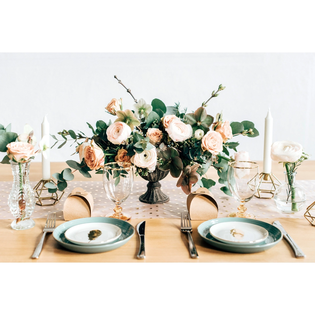 Cutii din hârtie kraft 6x6x5,5 cm – set 10 bucăți pentru cadouri