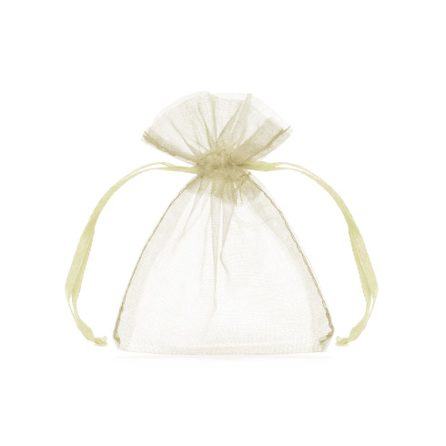 Krémes organza tasakok 10 cm – 10 darabos csomag esküvői ajándékokhoz Krémes organza tasakok 10 cm – 10 darabos csomag esküvői ajándékokhoz