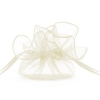 Săculețe din organza crem pentru cadouri 25 cm – set 10 buc.