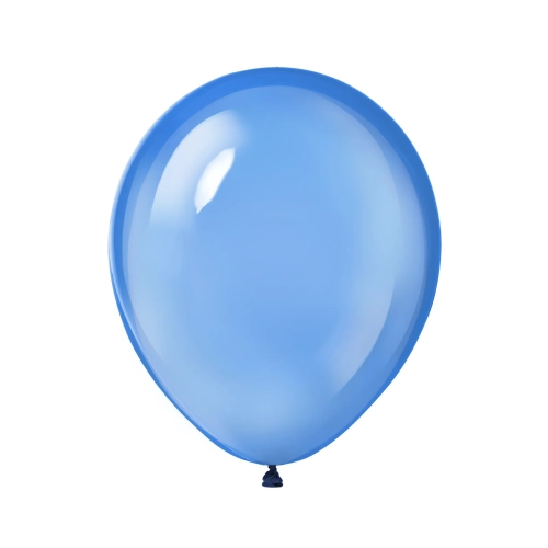 Baloane cristal 27 cm - albastre, 50 bucăți