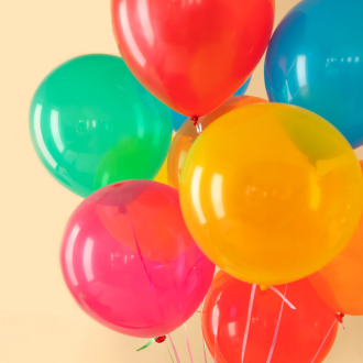 Kristalni baloni 27 cm – rumeni, 50 kosov