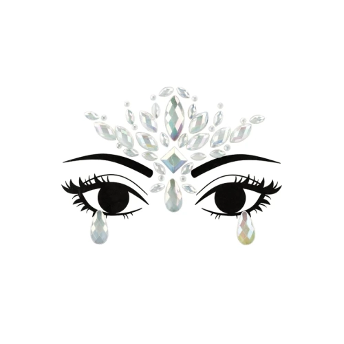 Cristale pentru față, fosforescente, 9,5 x 8,5 cm