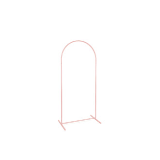 Stativ pentru fundal, arc midi, roză pudrată, 80x180 cm