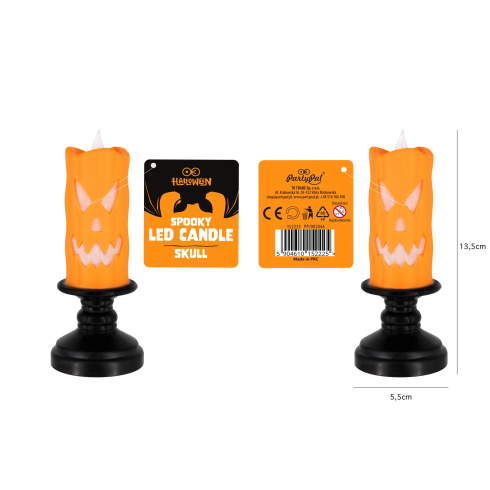 LED lámpa Halloween tök – 13,5 cm LED lámpa Halloween tök – 13,5 cm