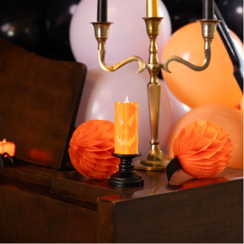 LED lámpa Halloween tök – 13,5 cm LED lámpa Halloween tök – 13,5 cm