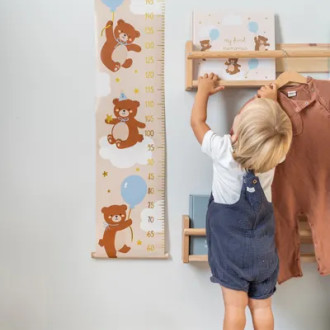 Stenski meter Medvedek 24×100 cm