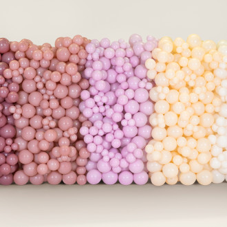 Mini baloni 12 cm svetlo kožne barve, ekstra trpežni – pakiranje 100 kosov