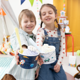 Skodelice za sladoled Avtomobili, 6 kosov