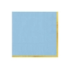 Șervețele de hârtie albastre cu margine aurie Classic Gold – 10 buc.