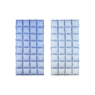 Modrý ombré fóliový balónový záves 72x143 cm na výzdobu osláv