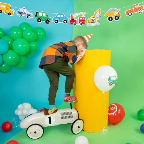 Szülinapi girland – Autók, 250 cm Szülinapi girland – Autók, 250 cm