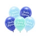 Narodeninové ECO balóny Happy Birthday, 26 cm, mix farieb 5 ks Narodeninové ECO balóny Happy Birthday, 26 cm, mix farieb 5 ks