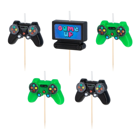 Game születésnapi gyertyák – 5 darabos készlet Game születésnapi gyertyák – 5 darabos készlet