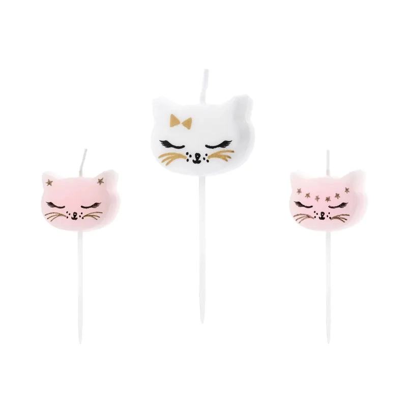 Szülinapi gyertyák – Macskák, 6 db