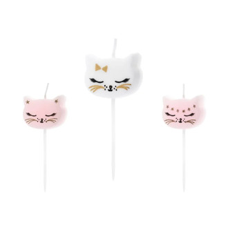 Rojstnodnevne svečke Mačke, 6 kosov