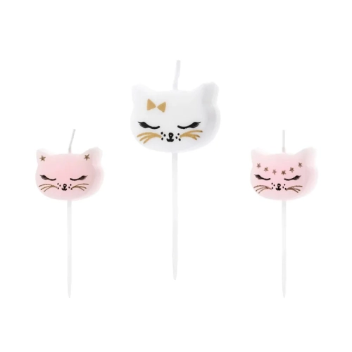 Szülinapi gyertyák – Macskák, 6 db