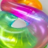 Balon aniversar în formă de cifra 3, curcubeu, 100 cm