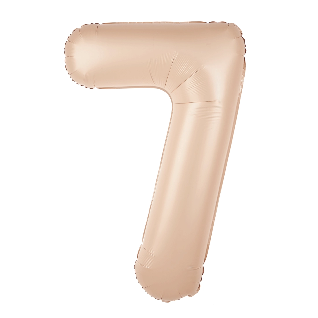 Balon aniversar cifră 7 caramel, 100 cm