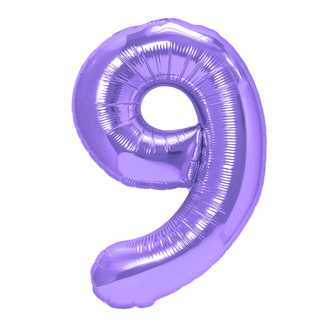 Balon aniversar cifră 9, mov, 100 cm