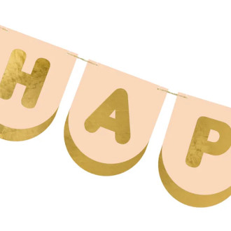 Narodeninový banner/ girlanda Happy Birthday, 150 cm