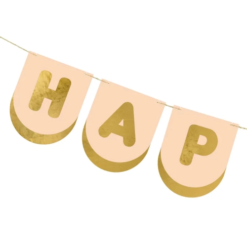 Happy Birthday születésnapi banner/girland, 150 cm