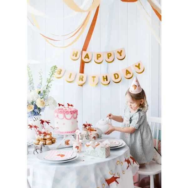 Narozeninový banner / girlanda Happy Birthday, 150 cm