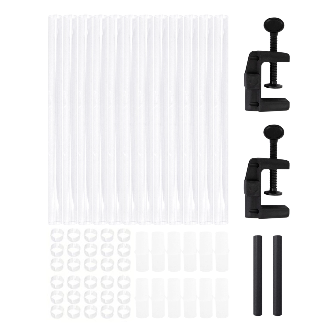 Lufikhoz ív kapcsokkal, 150 cm