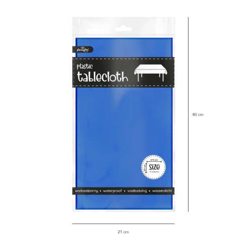Vízálló sötétkék terítő – 137 × 274 cm Vízálló sötétkék terítő – 137 × 274 cm