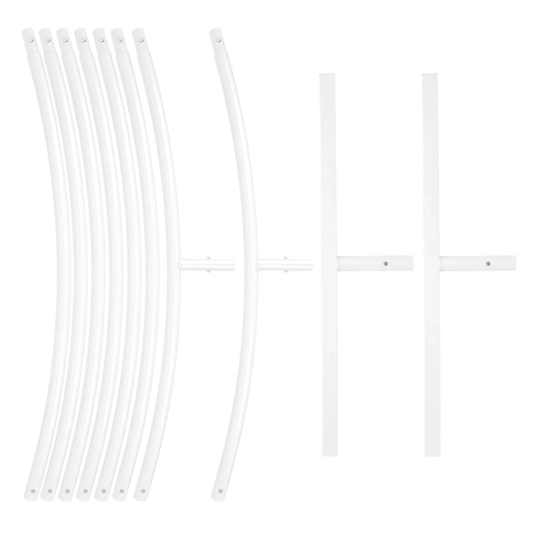 Suport rotund alb pentru baloane - 200 cm