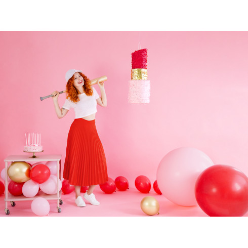 Okrogel velik balon 100 cm – rdeč