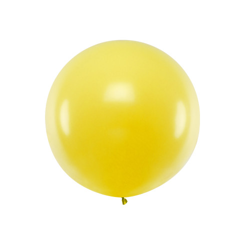 Kerek nagy lufi 100 cm – sárga