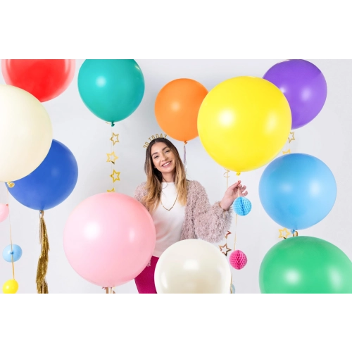 Kerek nagy lufi 60 cm – bordó