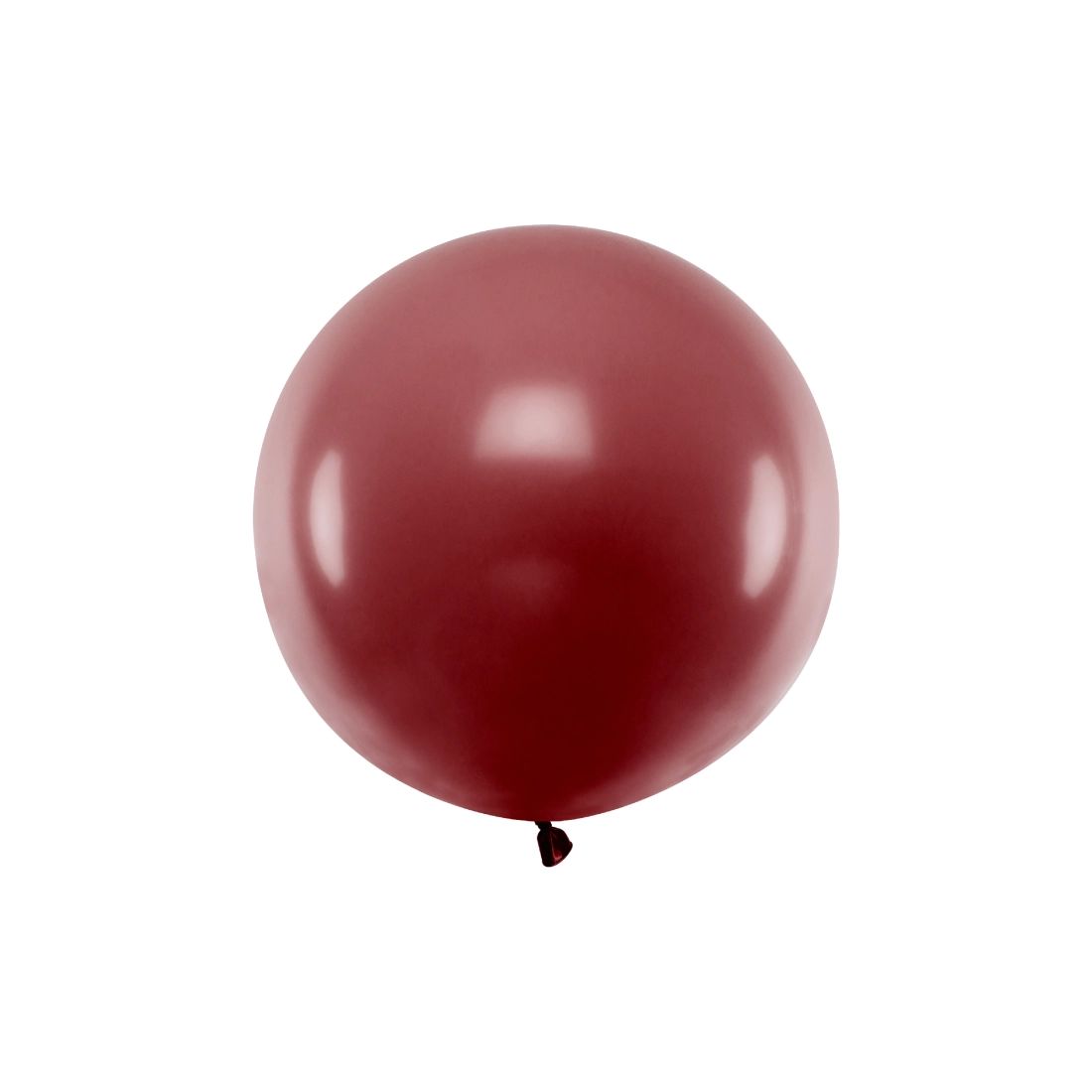 Balon rotund mare 60 cm - burgundă